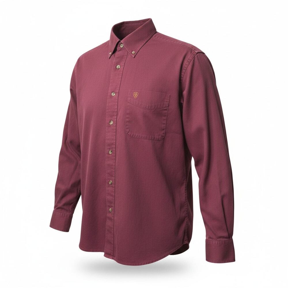 Ariat Western Button Down Shirt Small Cotton Cowboy
